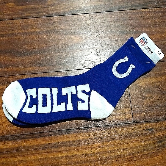 NFL Indianapolis Colts Premium π World Tour Socks sz L/XL - Picture 2 of 6